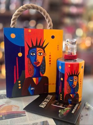 scatola di liquore decorata a mano