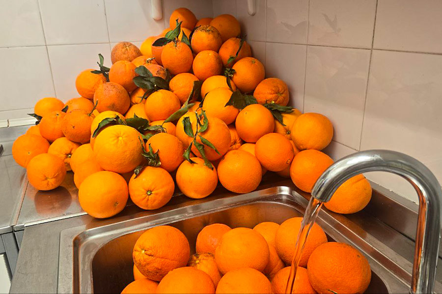 Liquore all'arancia artigianale